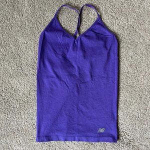 New Balance Purple Athletic Cross-Back Top, Size Small (NWOT)